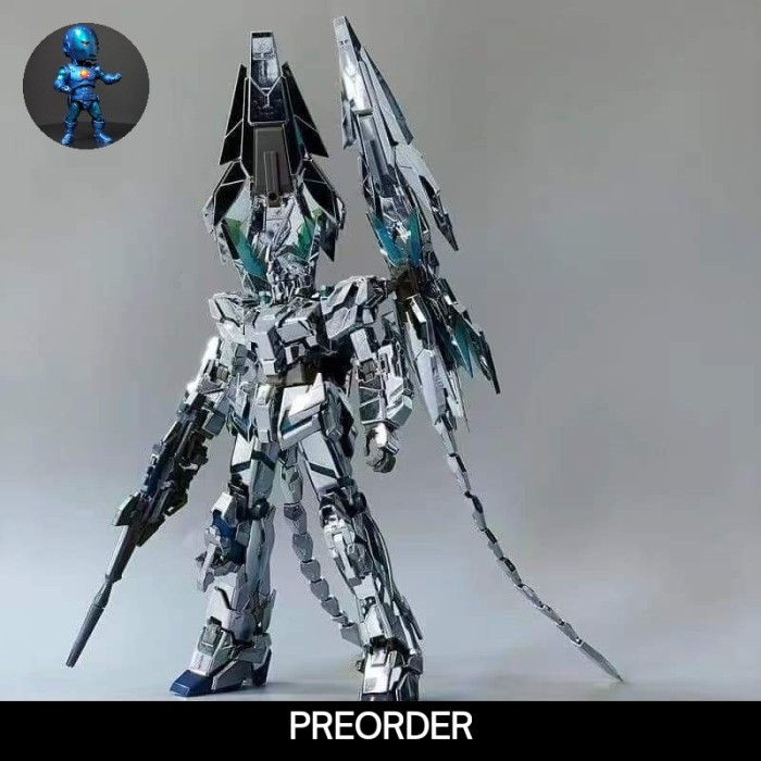 TERBARU Model Kit Daban 6642L MG 1/100 Phenex Silver Version Model Kit