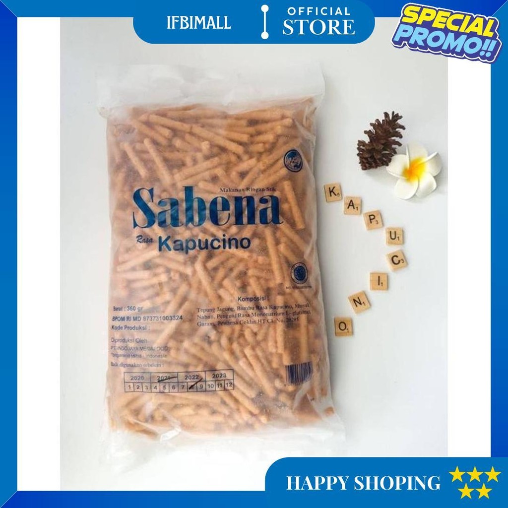 

Sabena Stik 340G / Aneka Rasa Keju Balado Sapi Panggang Jagung Bakar Cemilan Jajanan / Keripik Sabena Stik Balado D Promo 10.10