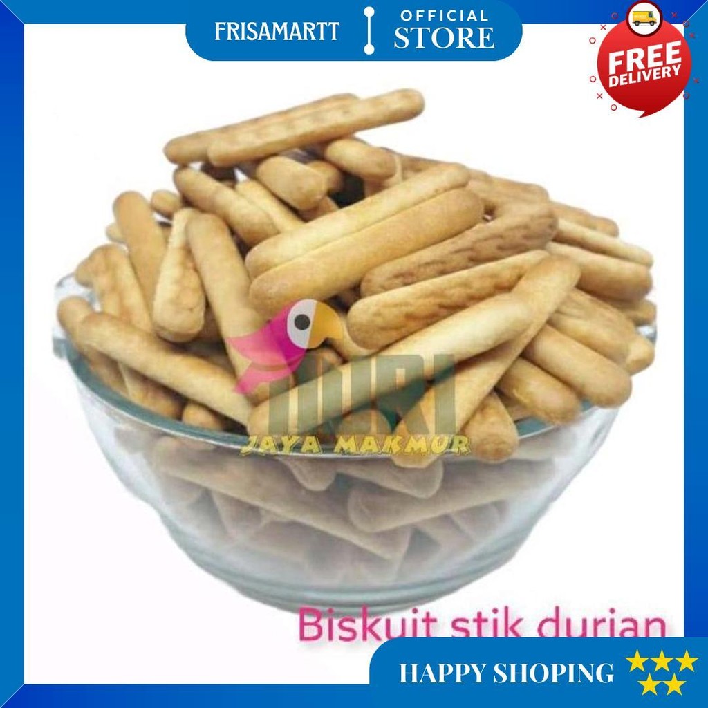 

Biskuit Stik Durian 1Kg Manis Renyah Stik Durian Jajan Lebaran Cemilan Manis Stik Durian Renyah D Termurah