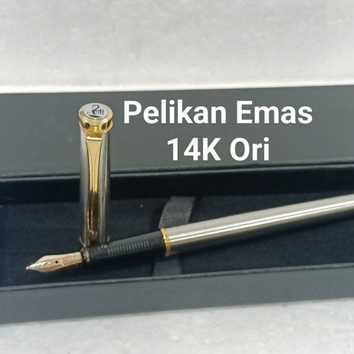 

PENA PELIKAN NIB EMAS 14K ORIGINAL no parker st dupont mont blanc waterman sheaffer pilot cross