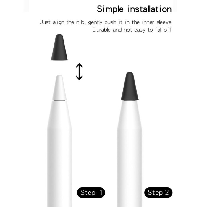 

Apple Pencil 1st 2nd Gen Nib Tip Cover Soft Case