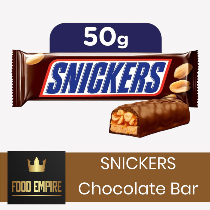 Snickers Chocolate Bar 50 Gram Coklat Snickers