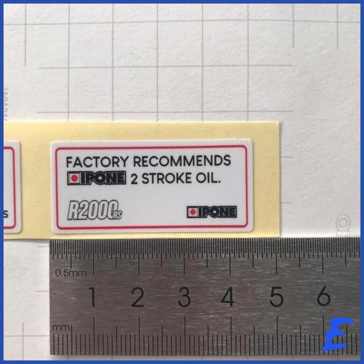 

| FD | STICKER USE ONLY IPONE LUBRICANTS