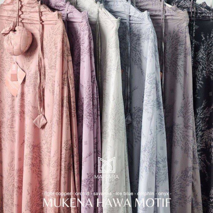Mukena Hawa Motif Maisara Premium