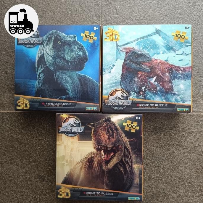 Terlaris Jurassic World - PRIME 3D PUZZLE 100 Pcs (Puzzle Dinosaurus) SALE