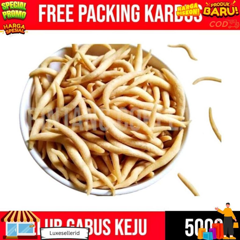 

Makanan Ringan/Gabus Keju/Telur Gabus/250G/500G/Cemilan/Snack Sehat/Murah/Enak D Promo Puncak