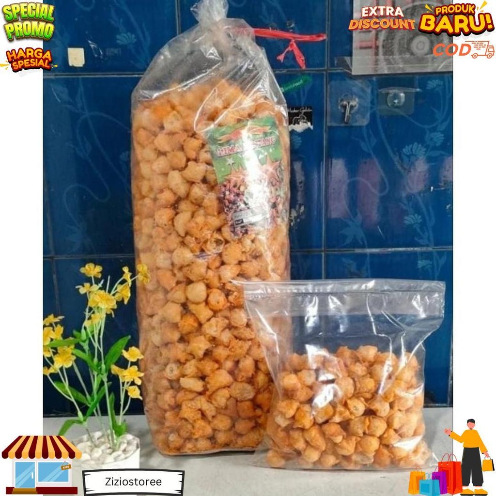

1Kg- Siomay Kering Pedas Daun Jeruk /Gurilem D Gratis Ongkir