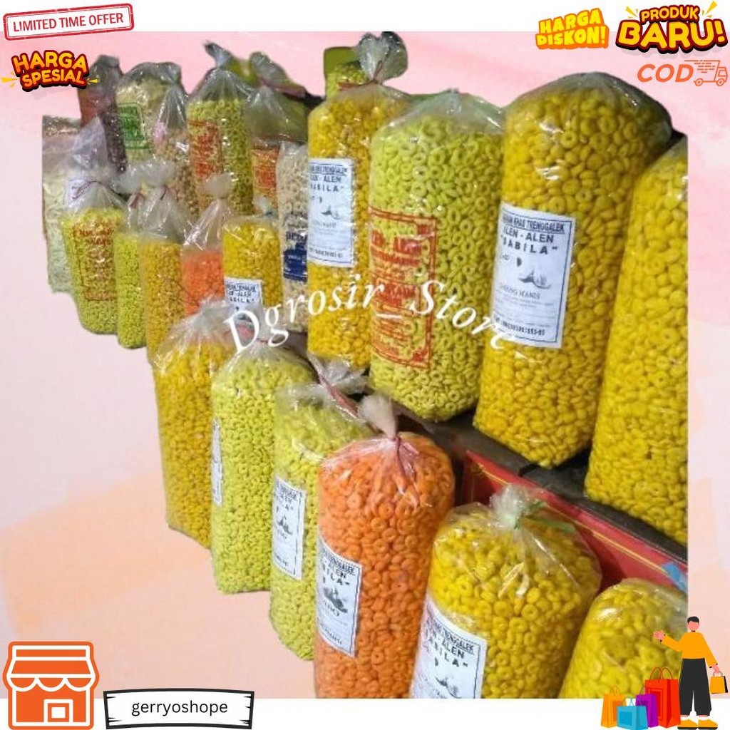 

Alen Alen/Aneka Snack Jajanan Khas Trenggalek [ 1 Kg ] D Termurah