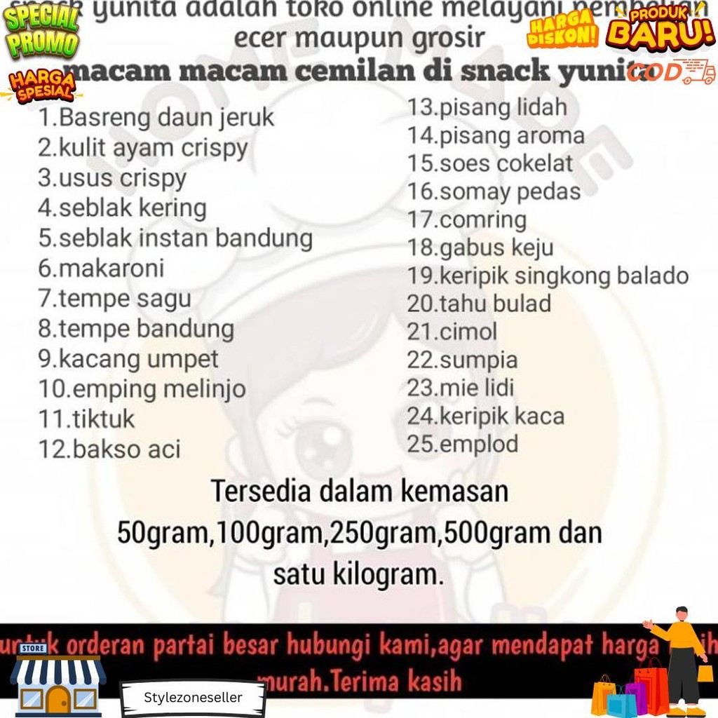 

Usus Crispy Gurih Pedas Daun Jeruk 500 Gram D Sale