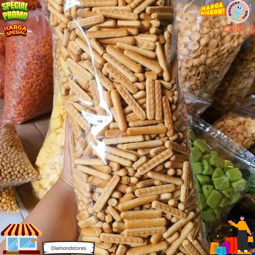 

Biskuit Stik Durian 1Kg Manis Renyah Stik Durian Jajan Lebaran Cemilan Manis Stik Durian Renyah D Best Seller