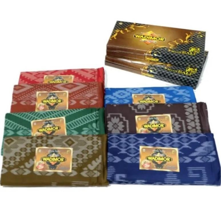 Sarung wadimor bali motif kembang balian