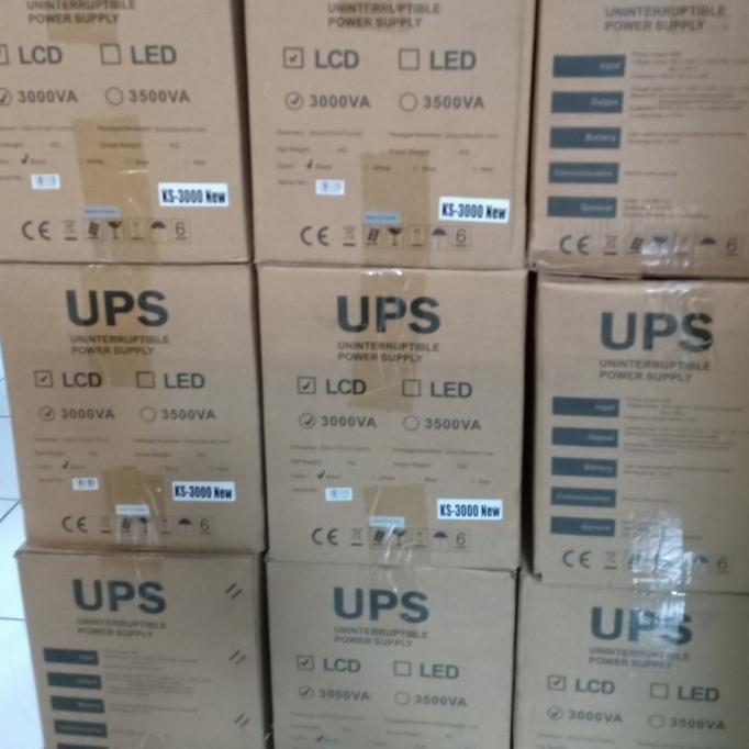 UPS KENIKA KS-3000 | 3000VA - 1800W With LCD Display ENC