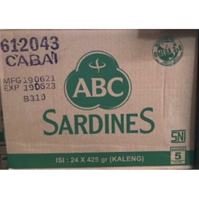 

SARDINES ABC CABAI 425 G 1 DUS