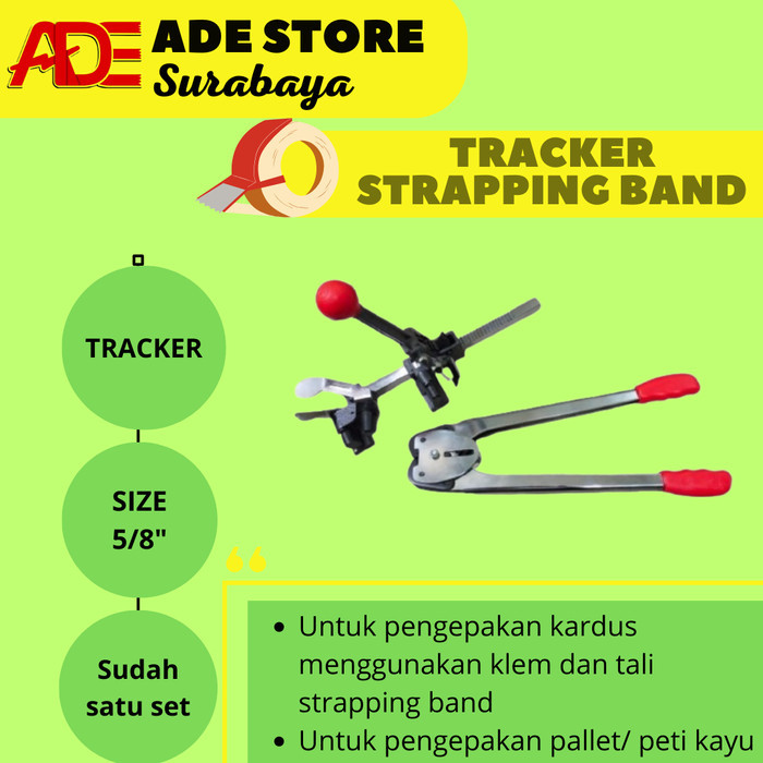 

Tracker tali strapping band (alat klem)