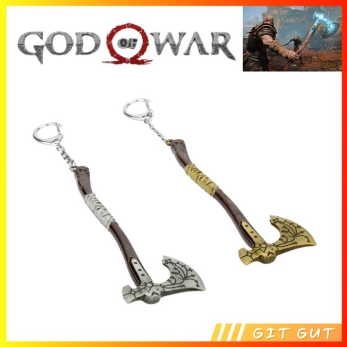 Keychain Gantungan Kunci God of War Kratos Leviathan Axe