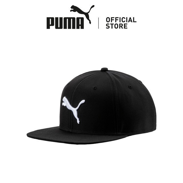 Puma Topi Flat Brim Puma Black-White Cat Logo