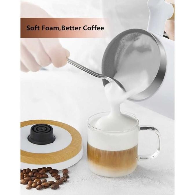ALAT MILK FROTHER FROTHING PEMBUIH STEAMER STEAM SUSU ELEKTRIK 4 MODE