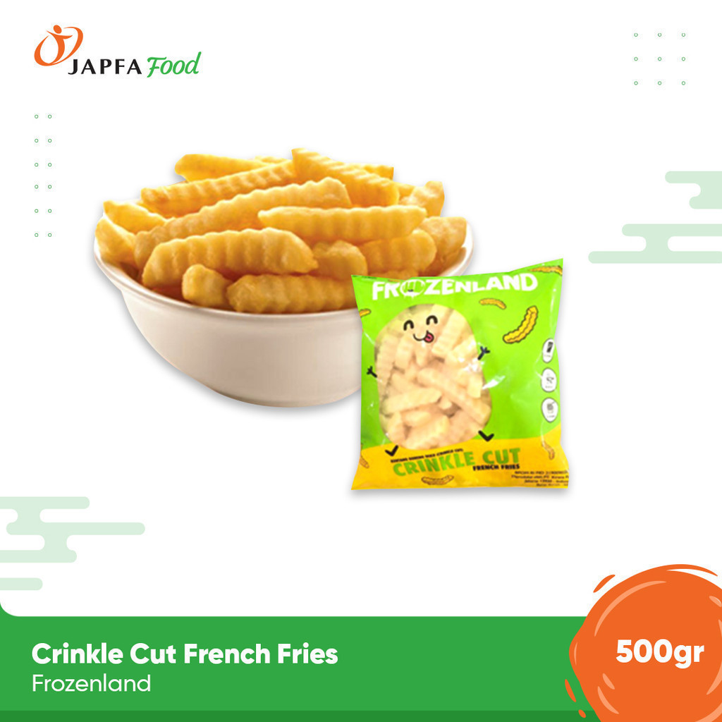 

Frozenland Kentang Goreng Crinkle Cut / Crinkle Cut French Fries 500gr