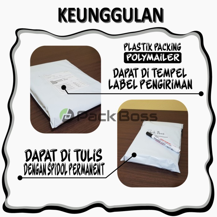 

35X45 Pink Semi Premium Polymailer Packaging Online Ada Perekat Terlaris