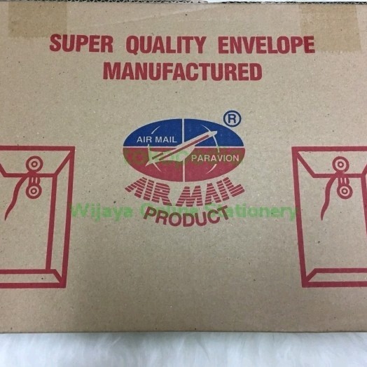 

Amplop Tali Airmail 310 Folio (Isi 50) Terlaris