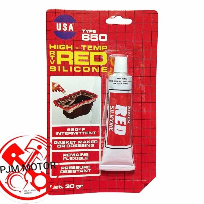 

#####] USA lem red silikon lem merah silicon gasket variasi 30gram 70gram