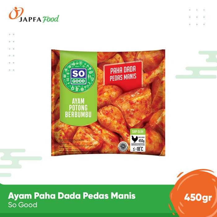 

So Good Ayam Paha Dada Pedas Manis 450gr