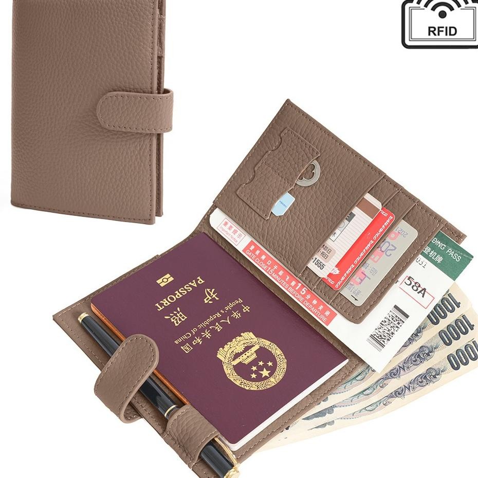 Genuine Leather Paport Holder Dompet Paport Ulit Api Real Cow Leather Paport Wallet Arung Papor Ulit