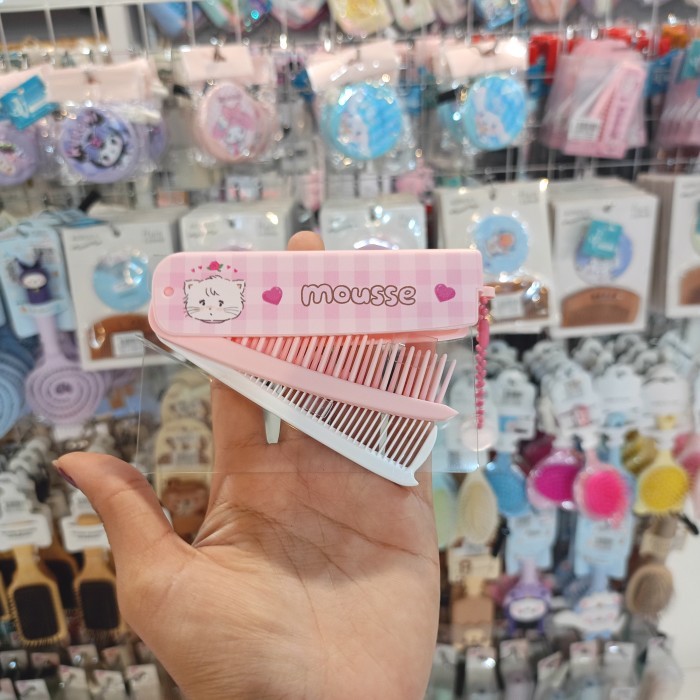 {{{{{{] SISIR MINISO - MT17077 / SISIR RAMBUT KOSMETIK / SISIR LIPAT / KOSMETIK