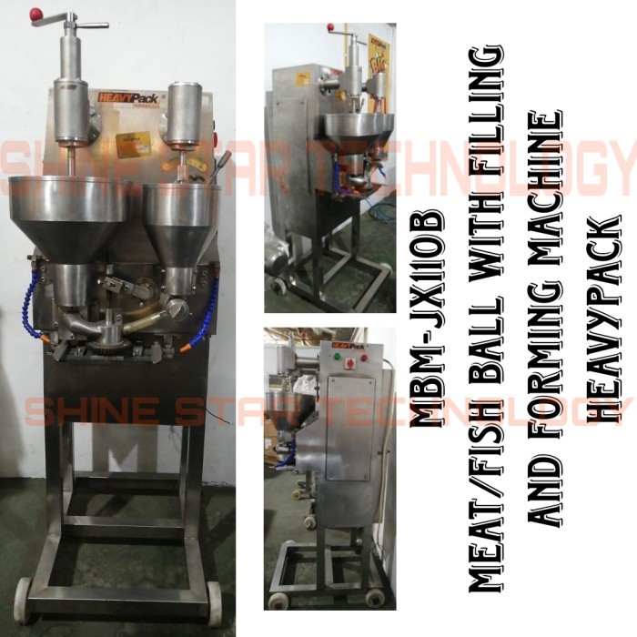 HEAVYPACK Meatball Fishball Filling and Forming Mesin Cetak Bakso Isi MBM-JX110B HEAVYPACK
