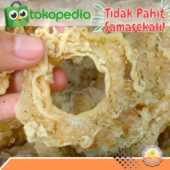 

BERKUALITAS Keripik Pare Original 1kg Organik Tidak Pahit Camilan Sehat Alami