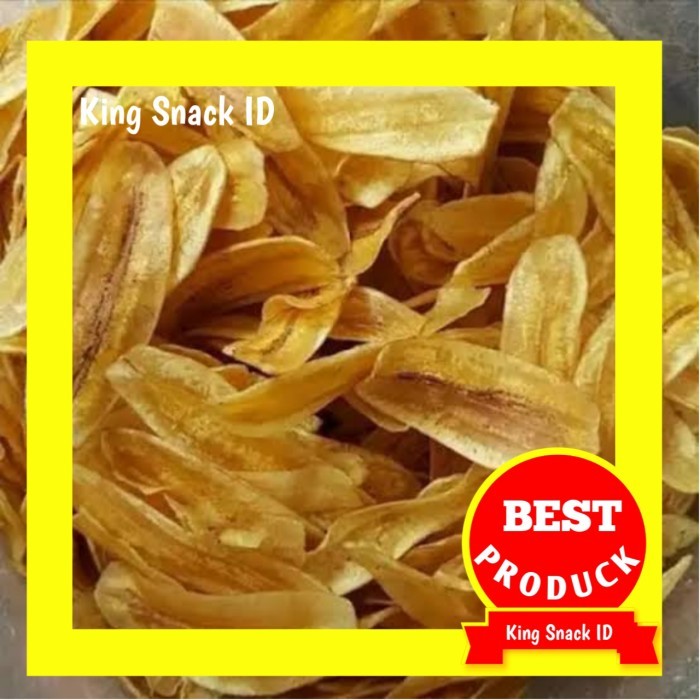 

OBRAL 500GR KRIPIK PISANG ASIN/ KERIPIK PISANG LAMPUNG ORIGINAL/BANANA CHIPS