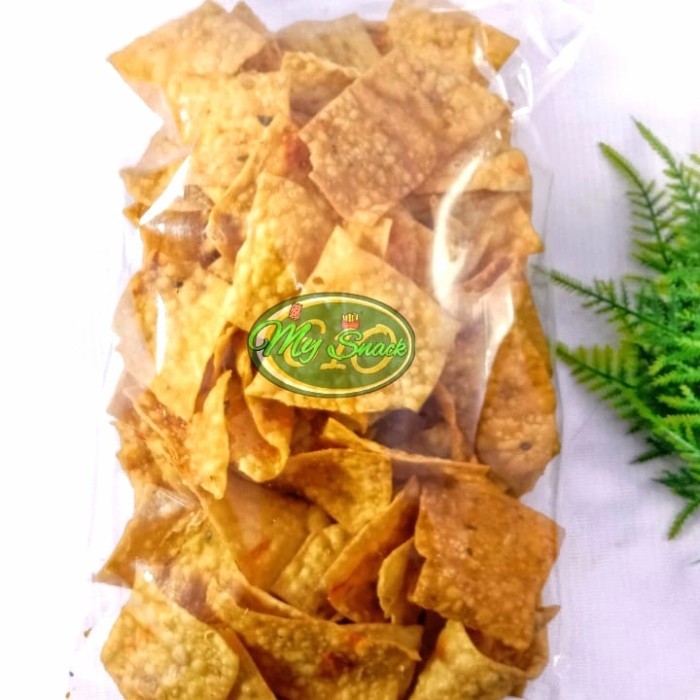 

MURAH Keripik Pangsit/Kue Bawang 250g