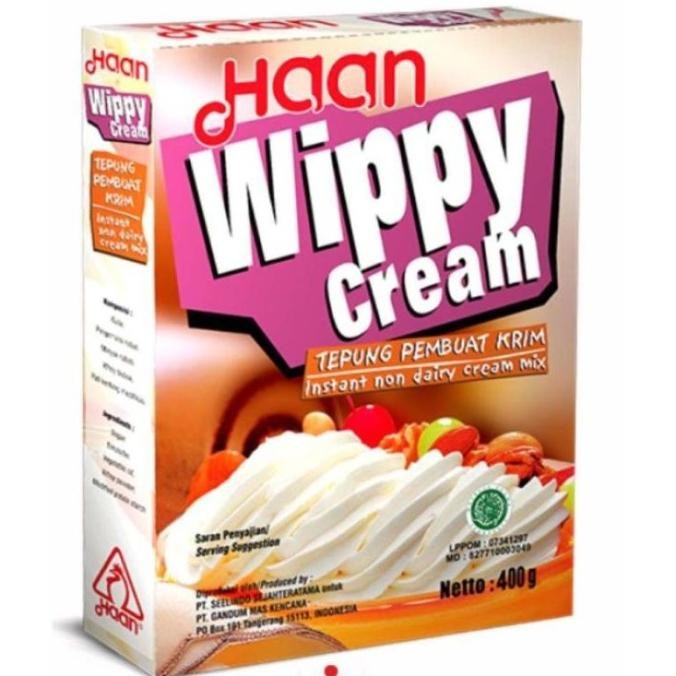 

siap kirim] Haan Wippy Cream 400gr