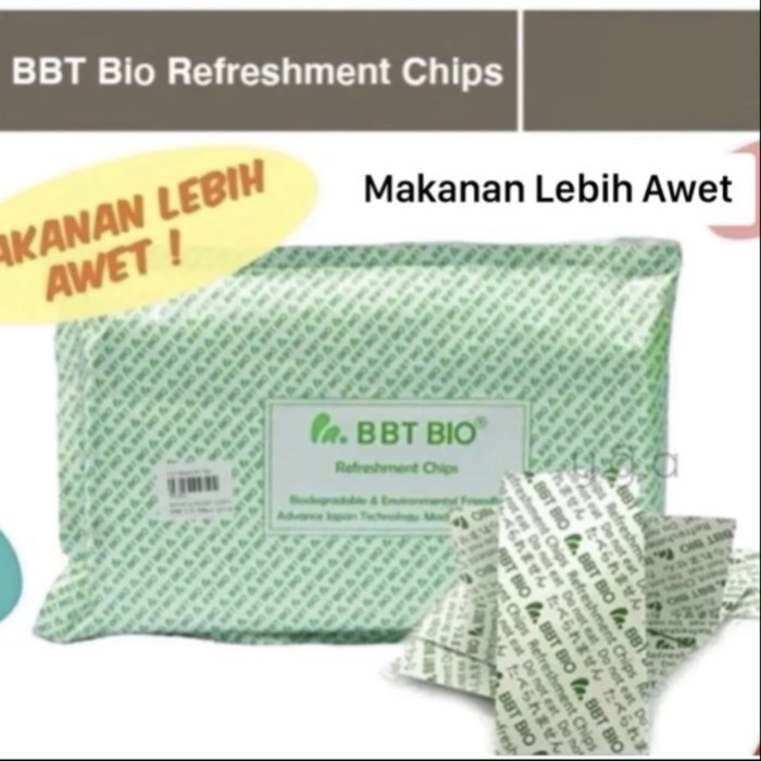 

PROMO BBT BIO REFRESHMENT CHIPS FOOD NANO CHIP PENGGANTI SILICA GEL (100PCS)