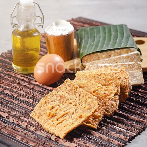 

STOK TERBATAS Keripik tempe tepung crispy gurih/Keripik Tempe Snackzone