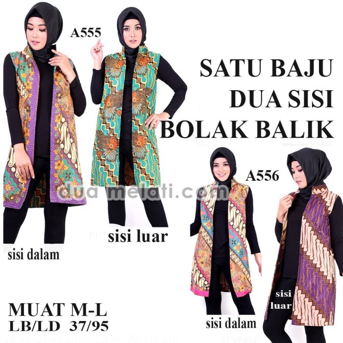 Outer Batik Tunik Batik Gamis Batik Atasan Batik Wanita A548