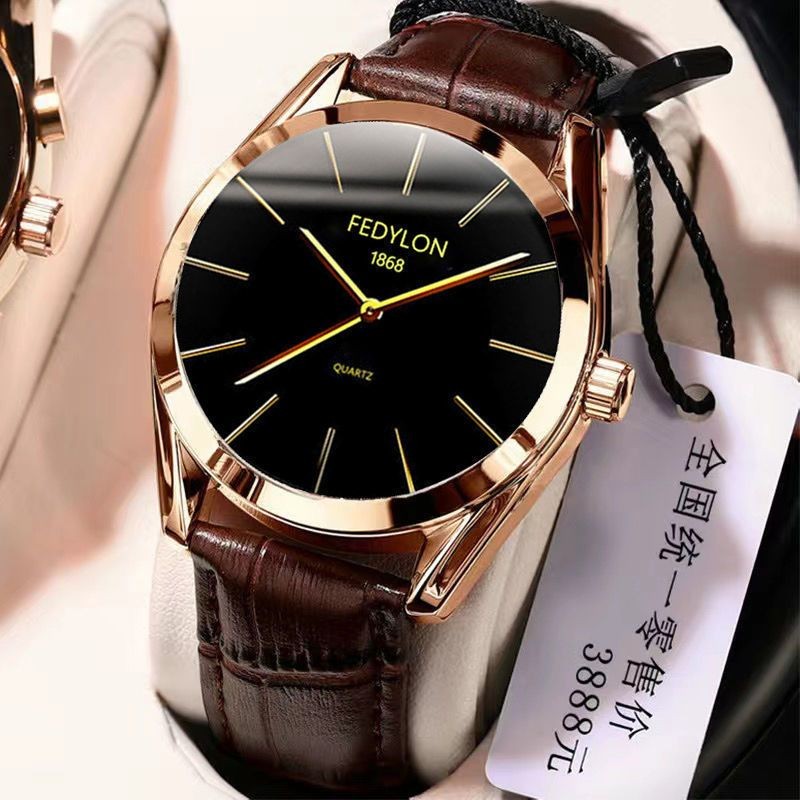 Barang Tiruan Konter-Swiss Jam Tangan Pria, Jam Tangan Pergerakan Otomatis, Anti Air, Sabuk Usia Sed