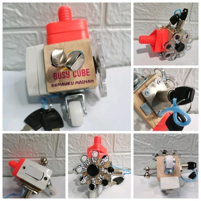 MAINAN MONTESSORI MONTESORI ANAK BUSY CUBE