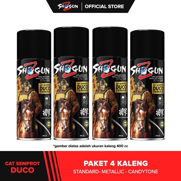 Product Laris Cat Semprot Shogun Z Paket Hemat 4 Kaleng - Cat Motor - Cat Duco