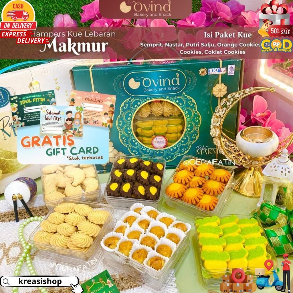 

Promo Ovina Paket Makmur Kue Lebaran Kue Kering Harga Promo / Parcel Lebaran D Promo Puncak