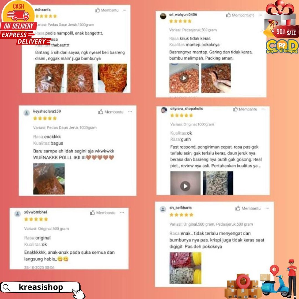 

Bumbu Melimpah Basreng 1Kg Basreng Pedas Daun Jeruk Bisa Cod Cemilan Snack Harga Murah D Cod