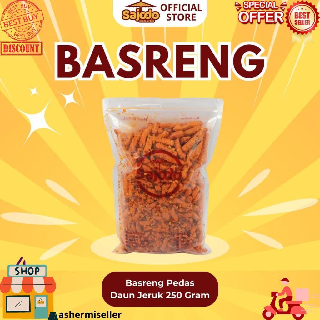 

Sajodo Snack - Basreng Pedas Daun Jeruk Viral [Etalase Baru] Ramadhan Sale