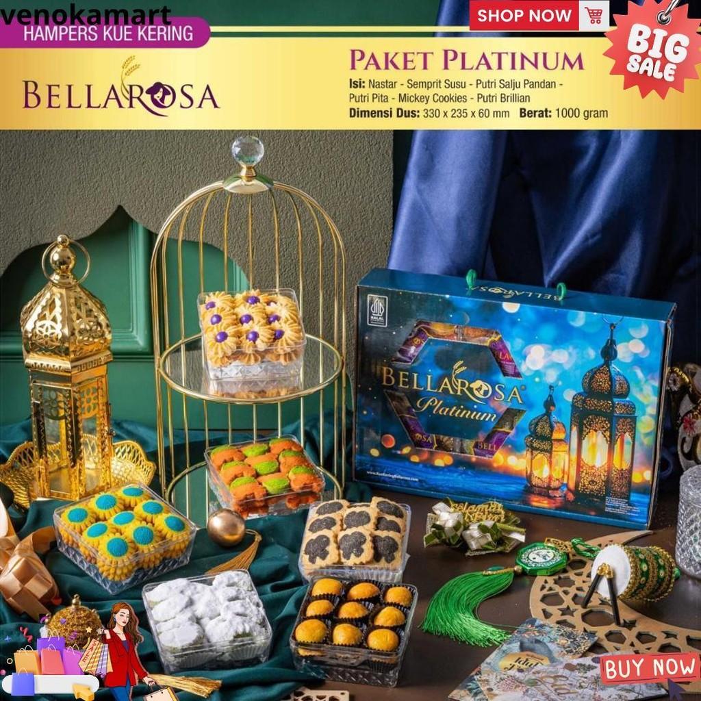 

Paket Kue Lebaran Parsel Lebaran Paket Kue Kering Lebaran Bellarosa Berkah / Paket Kue Kering Dibuat Tahun 2025 D Gratis Ongkir