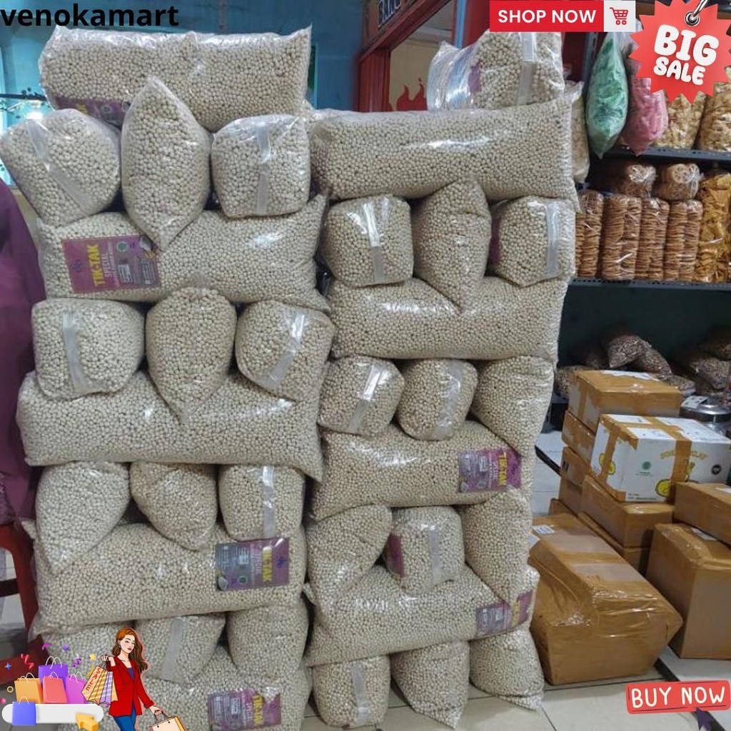 

Tik Tak Cikur 1 Bal 4Kg / Pilus Kencur / Tik Tak Bal / Alma.Snack D Sale