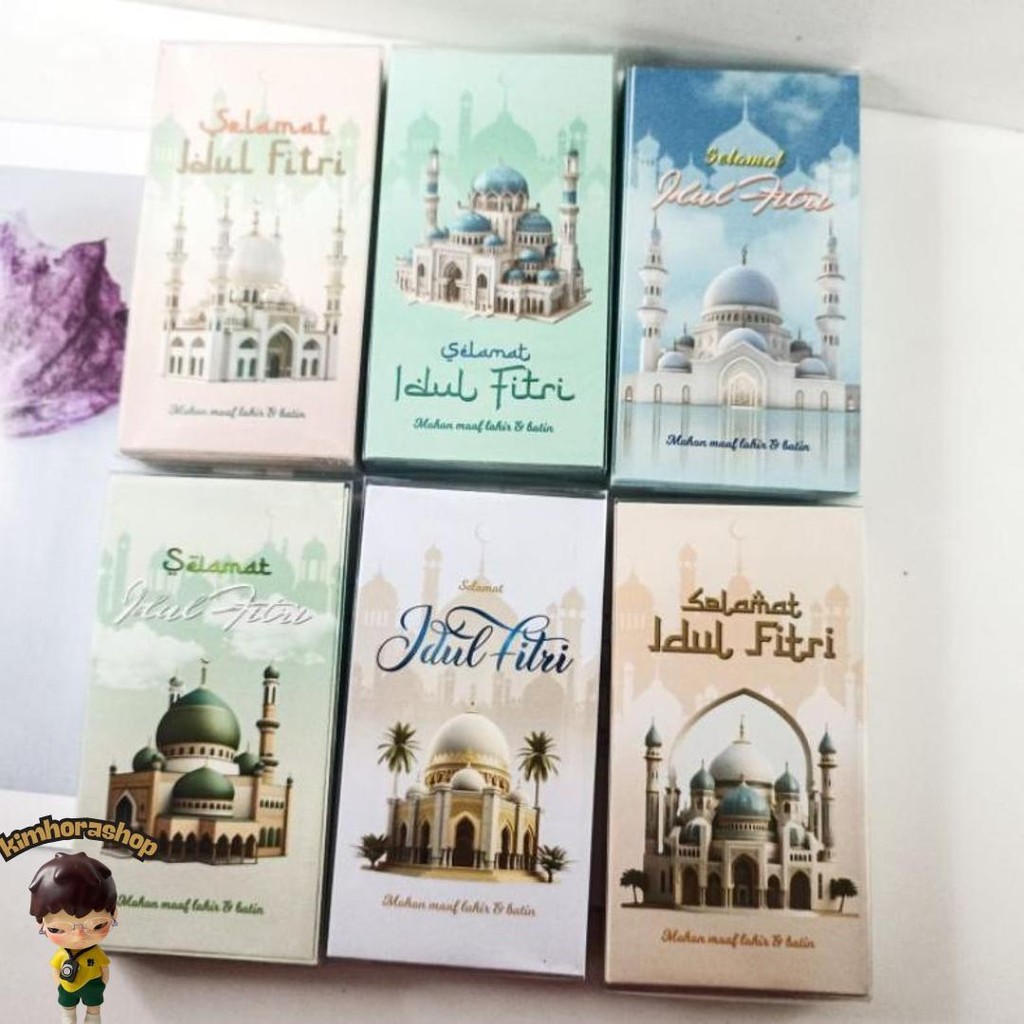 

Amplop Lebaran Idul Fitri Panjang Serbaguna Motif Islamiah Isi 50Pcs Angpo Lebaran Sale