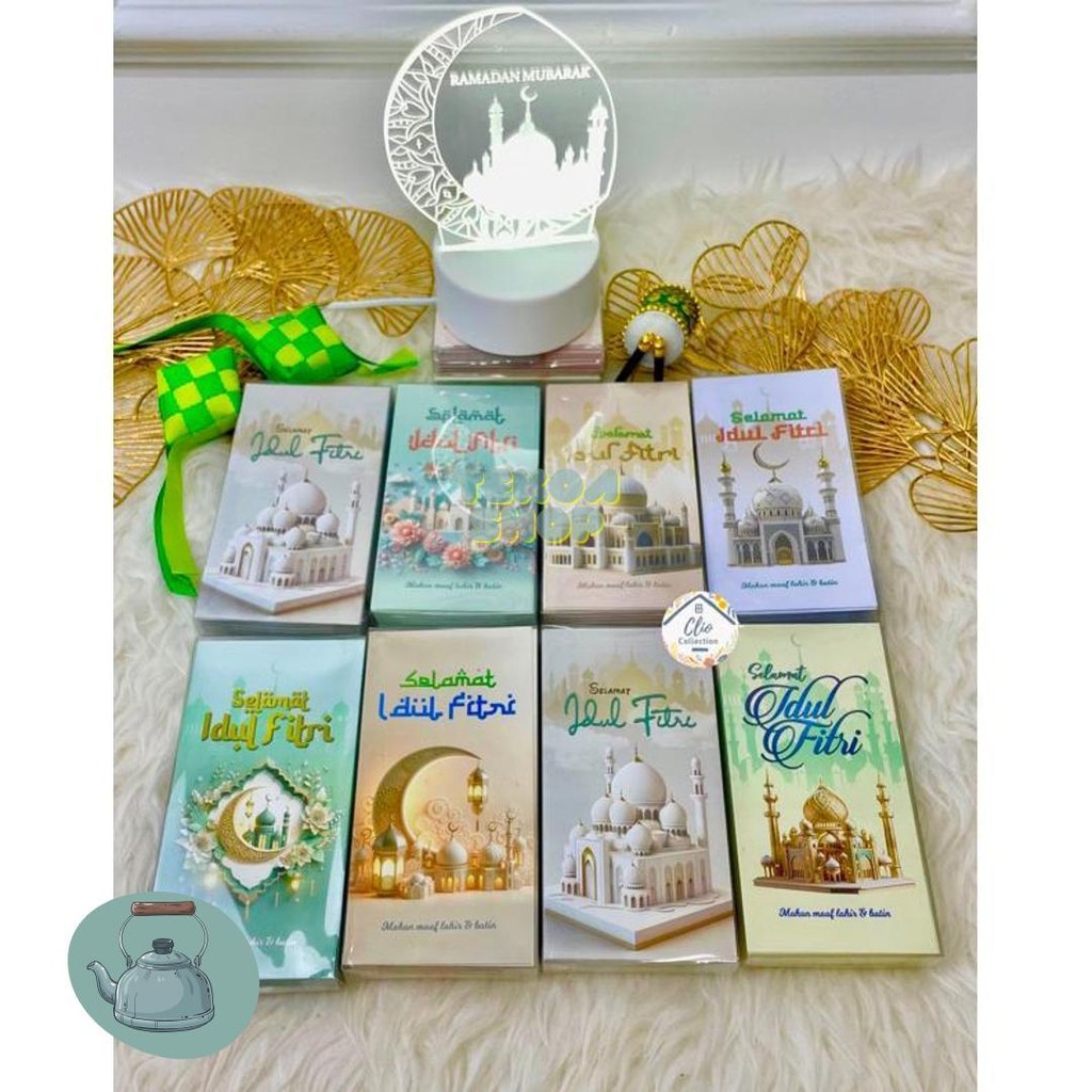 

Amplop Lebaran Panjang Isi 50 Lembar / Angpao Mika Hari Raya Idul Fitri Ramadhan 2025 Promo