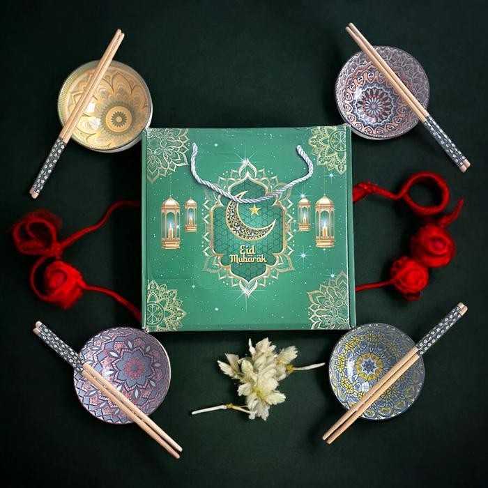 

New! Hampers Lebaran Idul Fitri Mangkok Set / Mangkok Set Idul Fitri Premium / Hampers Cantik Mangkok - EID 4A Lebaran