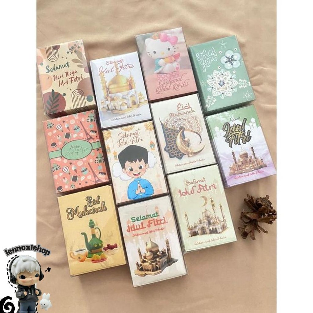 

Amplop Lebaran 50Pcs Motif Lucu Kemasan Mika Promo