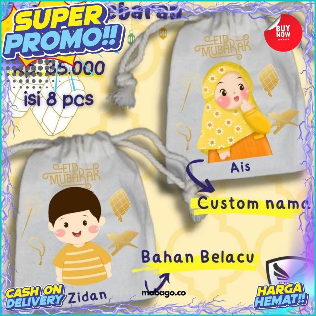 

Pouch Serut Angpao Edisi Lebaran | Amplop Lebaran | Angpau Lebaran | Bisa Input Nama Dan Tulisan Murah
