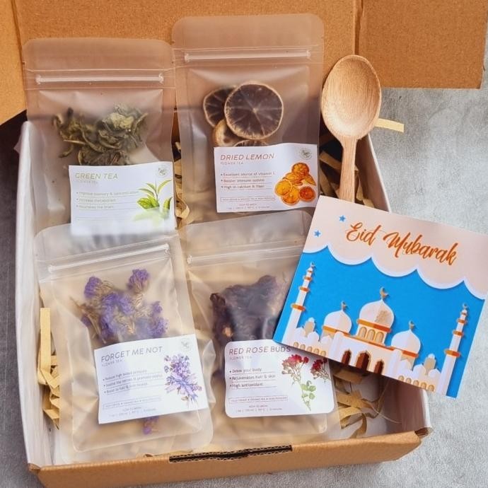 

New! Hampers Lebaran Idul Fitri Mug Teh Bunga - teh A Lebaran